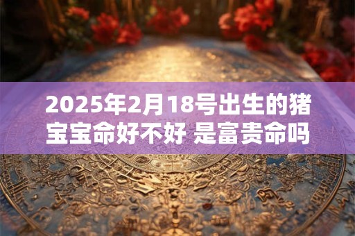 2025年2月18号出生的猪宝宝命好不好 是富贵命吗