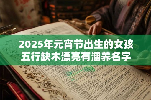 2025年元宵节出生的女孩五行缺木漂亮有涵养名字