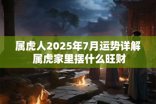 属虎人2025年7月运势详解 属虎家里摆什么旺财