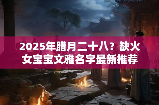 2025年腊月二十八？缺火女宝宝文雅名字最新推荐