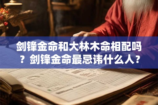 剑锋金命和大林木命相配吗？剑锋金命最忌讳什么人？