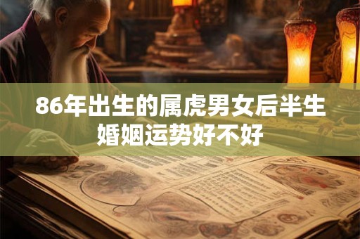 86年出生的属虎男女后半生婚姻运势好不好