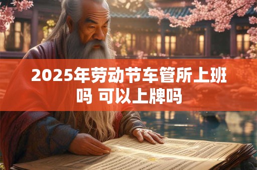 2025年劳动节车管所上班吗 可以上牌吗