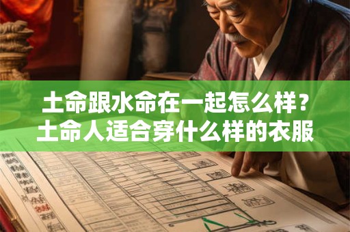 土命跟水命在一起怎么样？土命人适合穿什么样的衣服？