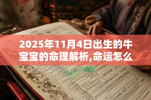 2025年11月4日出生的牛宝宝的命理解析,命运怎么样？
