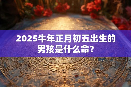2025牛年正月初五出生的男孩是什么命？