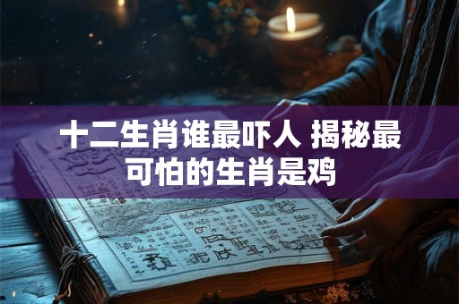 十二生肖谁最吓人 揭秘最可怕的生肖是鸡