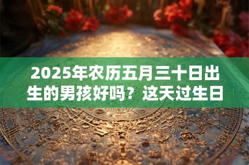 2025年农历五月三十日出生的男孩好吗？这天过生日的男宝宝运势分析