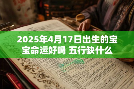 2025年4月17日出生的宝宝命运好吗 五行缺什么