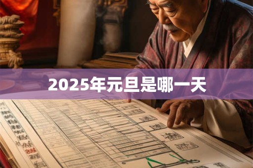 2025年元旦是哪一天