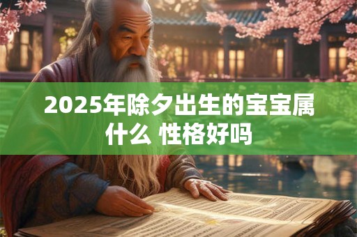 2025年除夕出生的宝宝属什么 性格好吗