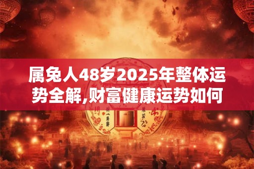 属兔人48岁2025年整体运势全解,财富健康运势如何