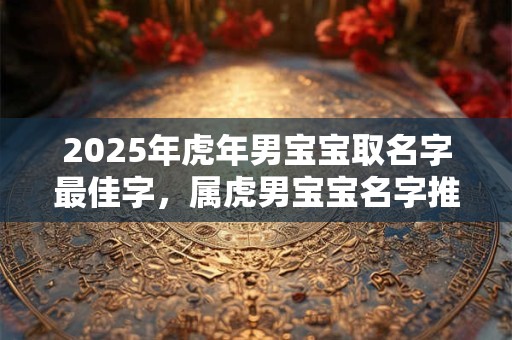 2025年虎年男宝宝取名字最佳字，属虎男宝宝名字推荐
