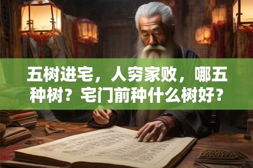 五树进宅，人穷家败，哪五种树？宅门前种什么树好？