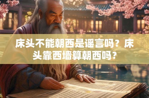 床头不能朝西是谣言吗？床头靠西墙算朝西吗？