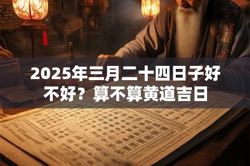 2025年三月二十四日子好不好？算不算黄道吉日