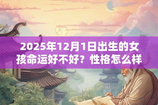 2025年12月1日出生的女孩命运好不好？性格怎么样？