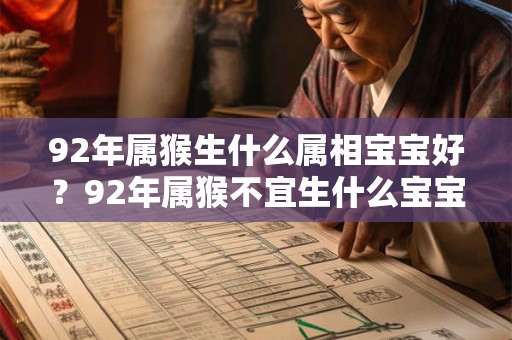 92年属猴生什么属相宝宝好？92年属猴不宜生什么宝宝？