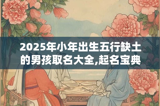 2025年小年出生五行缺土的男孩取名大全,起名宝典