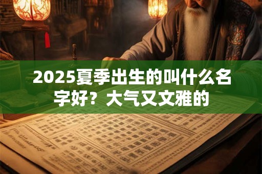 2025年小满生的八字五行缺土男孩好名字推荐，命运怎样？