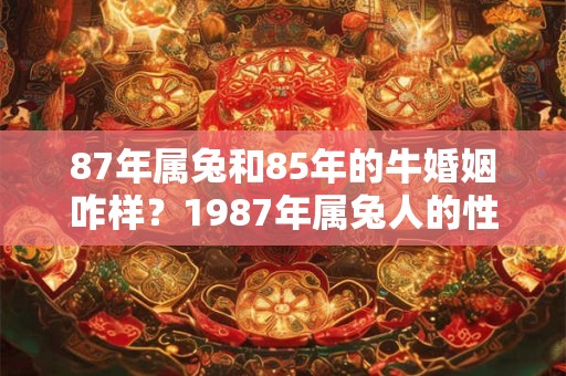87年属兔和85年的牛婚姻咋样？1987年属兔人的性格