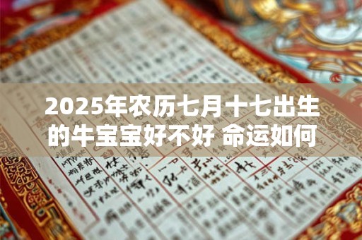 2025年农历七月十七出生的牛宝宝好不好 命运如何