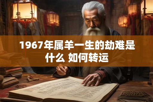 1967年属羊一生的劫难是什么 如何转运