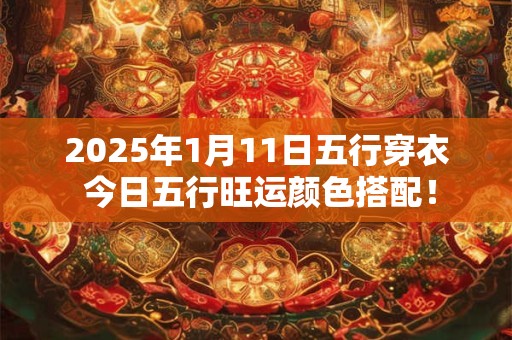 2025年1月11日五行穿衣 今日五行旺运颜色搭配！