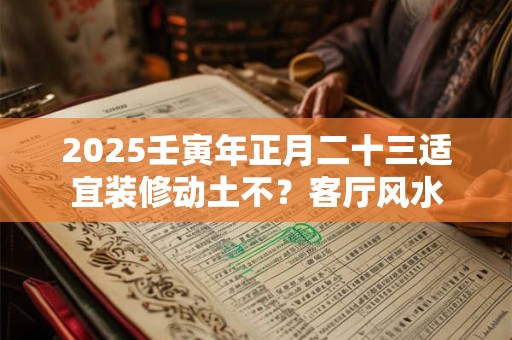 2025壬寅年正月二十三适宜装修动土不？客厅风水