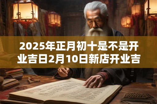 2025年正月初十是不是开业吉日2月10日新店开业吉时选择