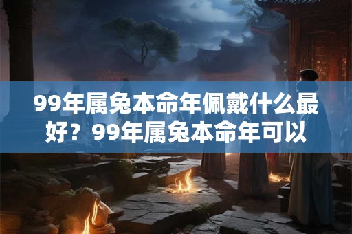 99年属兔本命年佩戴什么最好？99年属兔本命年可以穿红色吗？