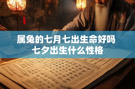 属兔的七月七出生命好吗 七夕出生什么性格