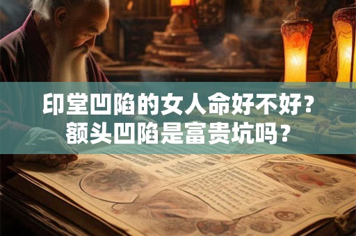 印堂凹陷的女人命好不好？额头凹陷是富贵坑吗？