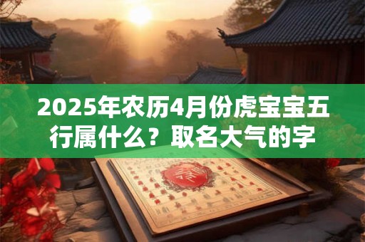 2025年农历4月份虎宝宝五行属什么？取名大气的字