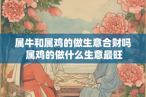 属牛和属鸡的做生意合财吗 属鸡的做什么生意最旺