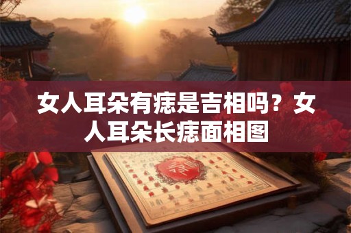 女人耳朵有痣是吉相吗？女人耳朵长痣面相图