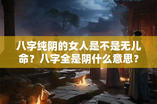 八字纯阴的女人是不是无儿命？八字全是阴什么意思？