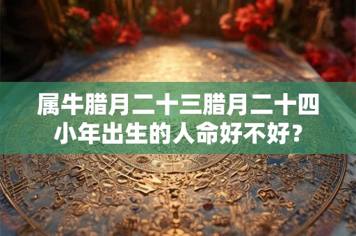 属牛腊月二十三腊月二十四小年出生的人命好不好？