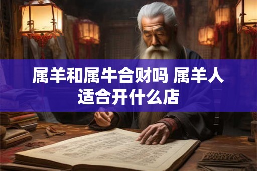 属羊和属牛合财吗 属羊人适合开什么店