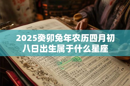2025癸卯兔年农历四月初八日出生属于什么星座