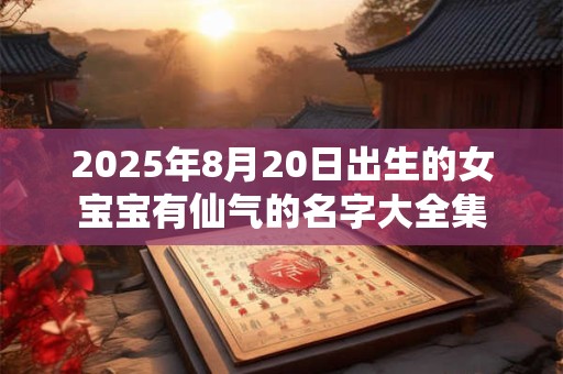 2025年8月20日出生的女宝宝有仙气的名字大全集