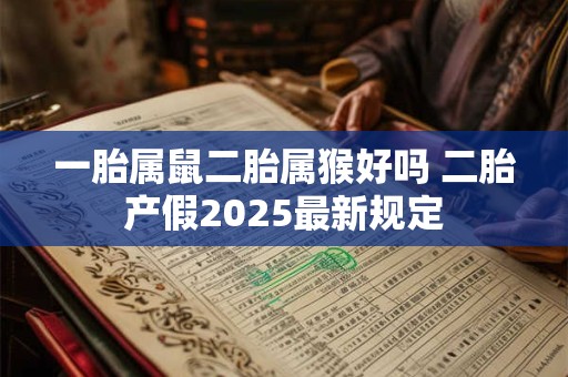 一胎属鼠二胎属猴好吗 二胎产假2025最新规定