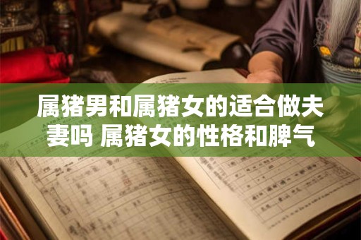 属猪男和属猪女的适合做夫妻吗 属猪女的性格和脾气