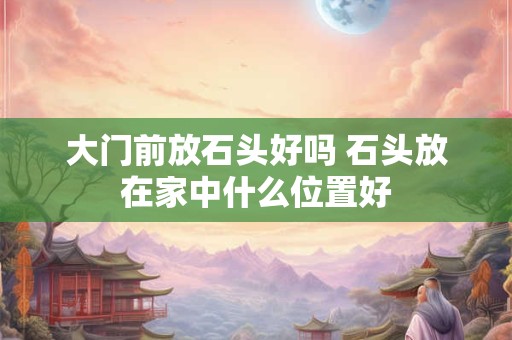 大门前放石头好吗 石头放在家中什么位置好