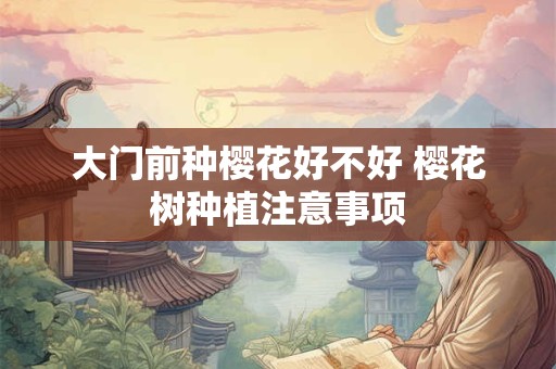 大门前种樱花好不好 樱花树种植注意事项