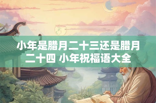 小年是腊月二十三还是腊月二十四 小年祝福语大全