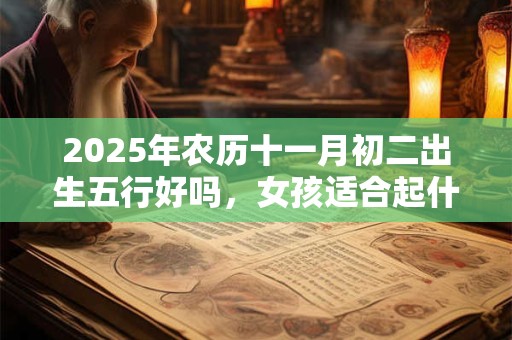 2025年农历十一月初二出生五行好吗，女孩适合起什么有寓意的名字？
