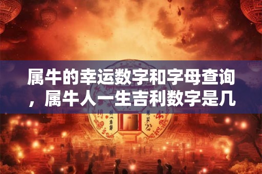 属牛的幸运数字和字母查询，属牛人一生吉利数字是几