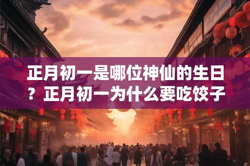 正月初一是哪位神仙的生日？正月初一为什么要吃饺子？