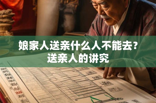 娘家人送亲什么人不能去？送亲人的讲究
